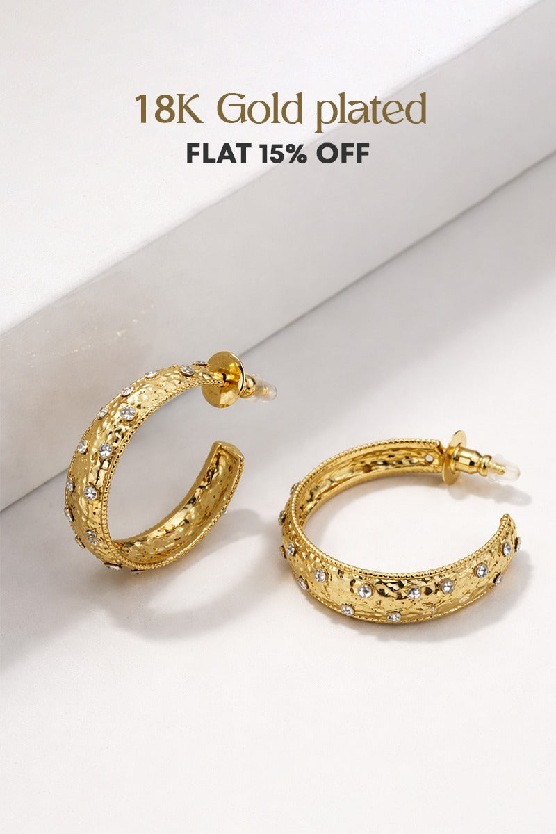 Celeste Radiance Hoops