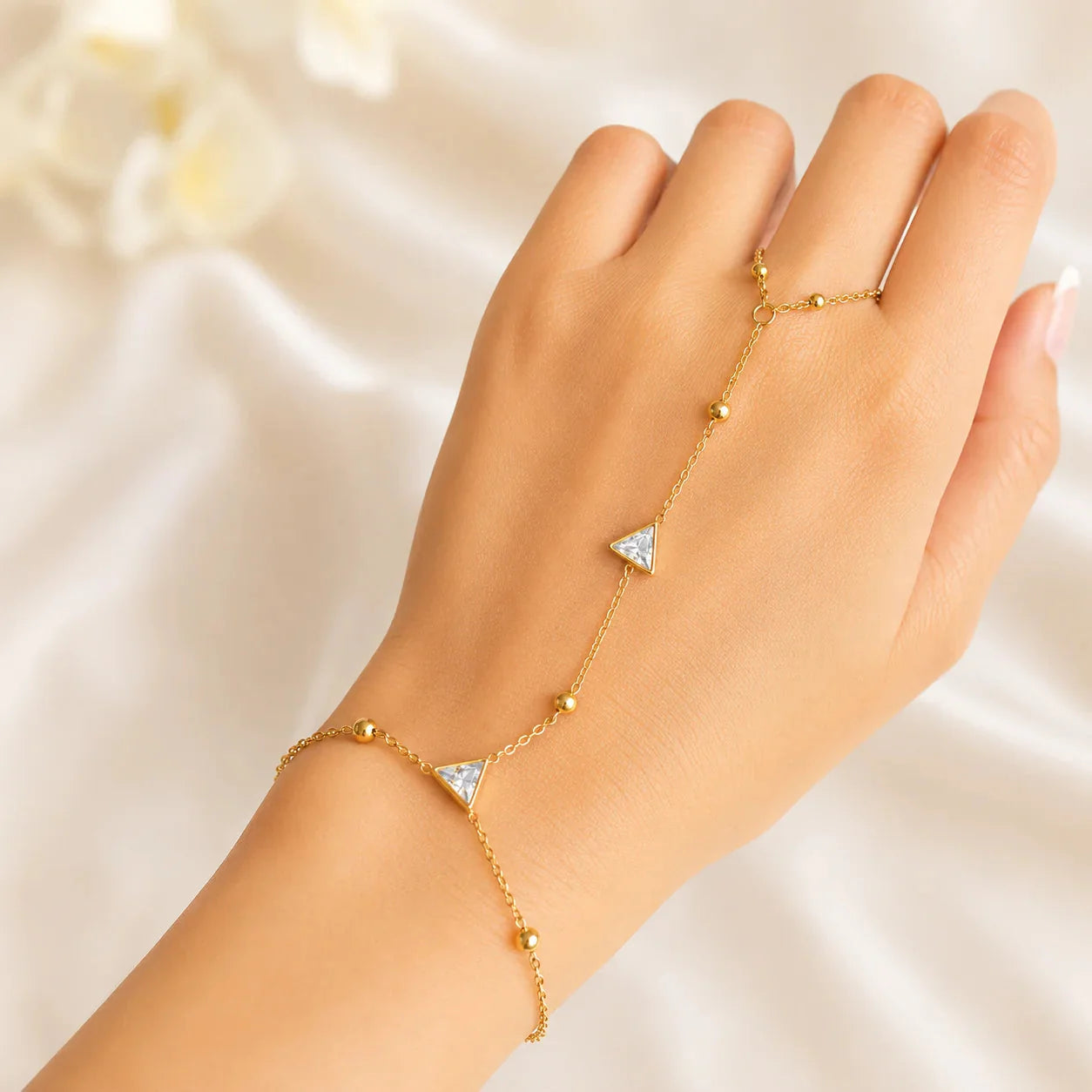 gold-plated-triangle-crystal-hand-harness-bracelet-for-women-minimalist-adjustable-hathphool-geometric-finger-bracelet