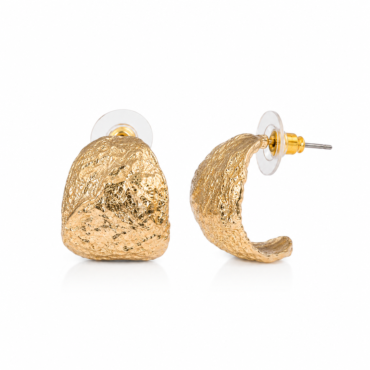 Gold Textured Metal Stud