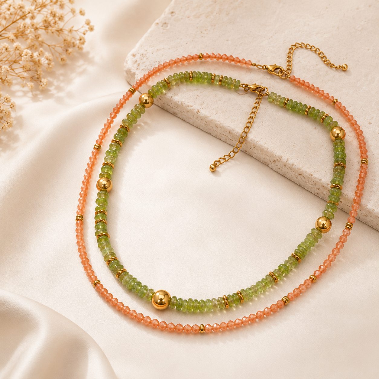 Nature Inspired Layer Necklace