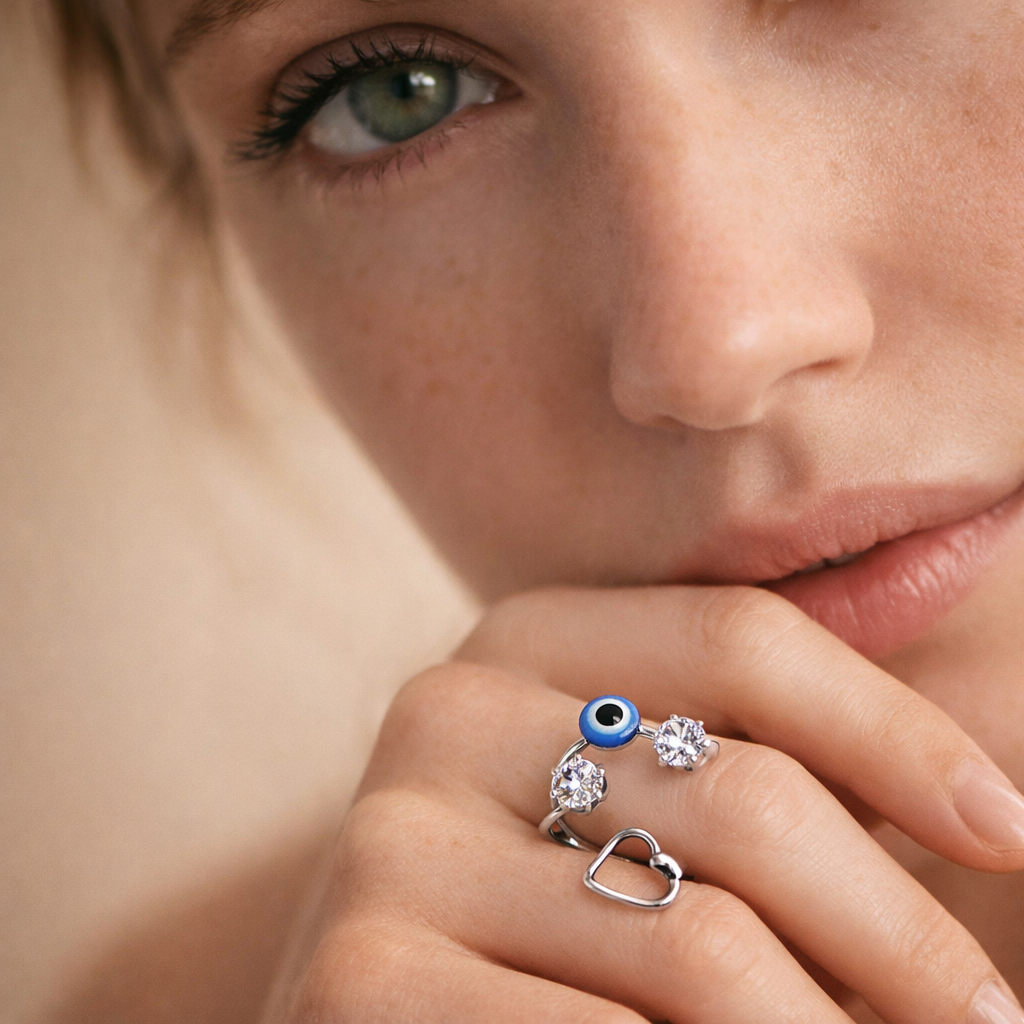 Shimmering Glittering Rings
