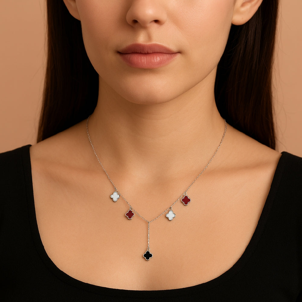 Clover Charm Y Necklace