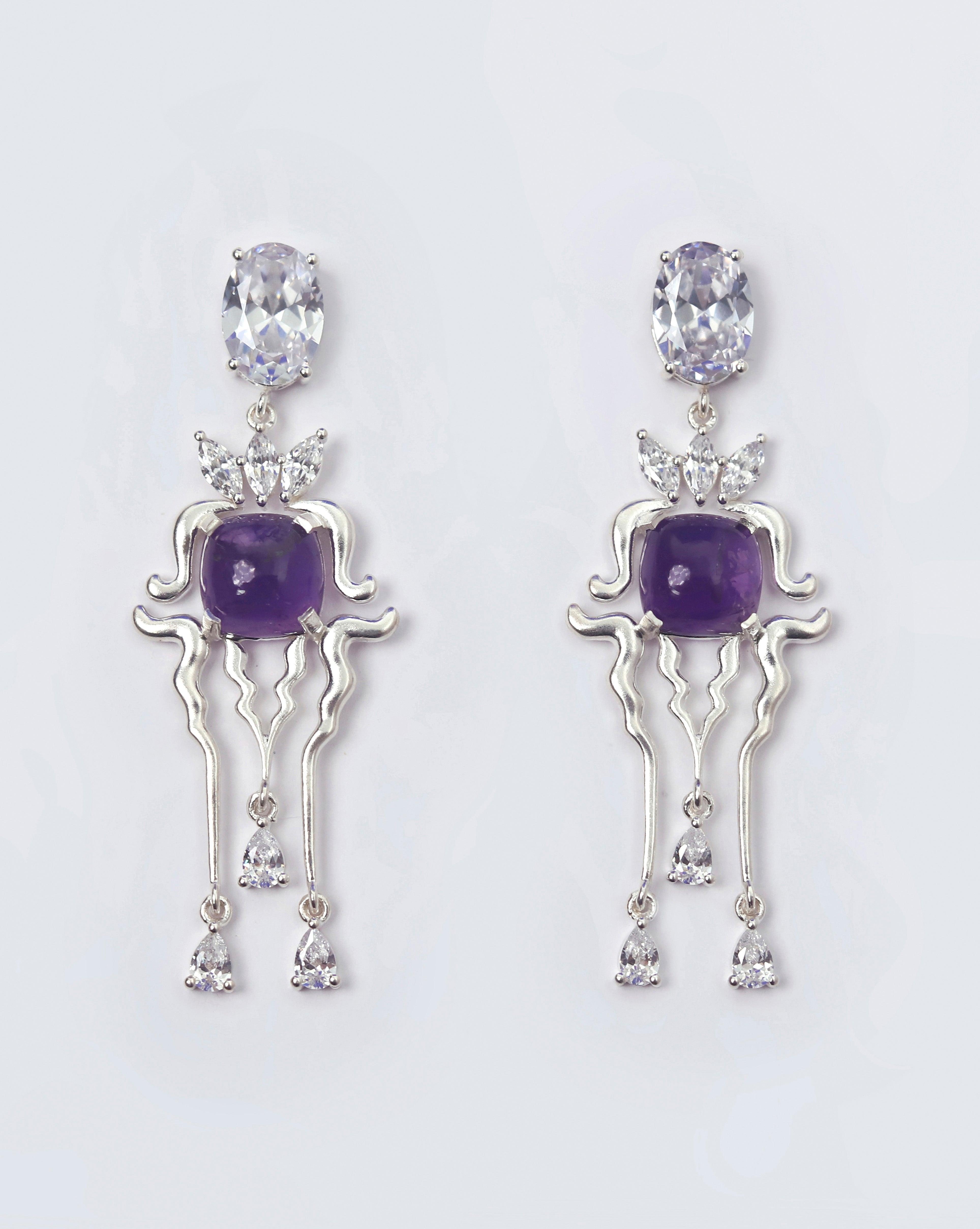 LA NUIT EARRINGS (Amethyst)