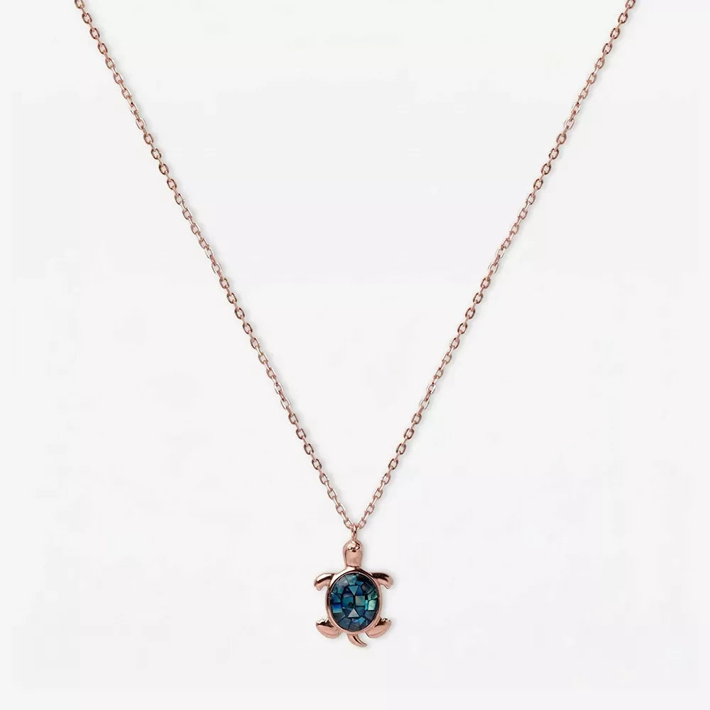 Ocean Turtle Pendant Necklace