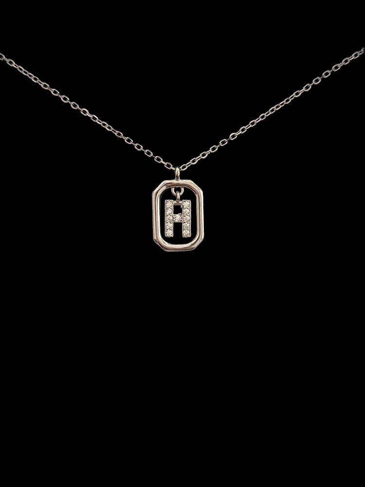 H Letter Pendant Necklace