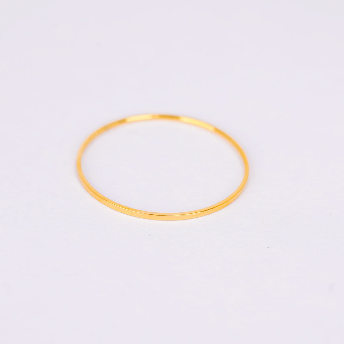 18K Gold Plated Second Skin Stacker for Women | Anti Tarnish