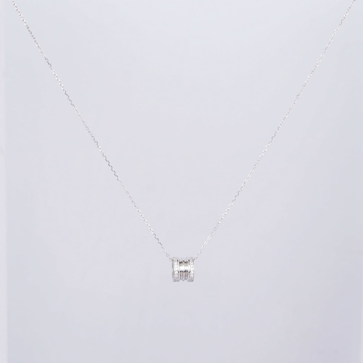 Silver Geometric Collarbone Necklace