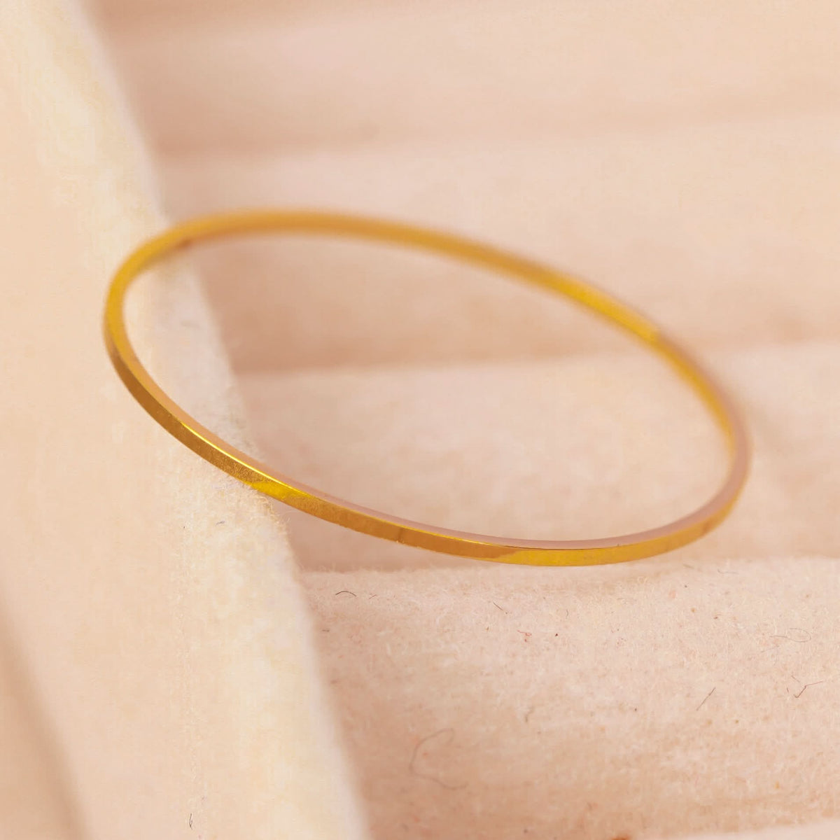 18K Gold Plated Second Skin Stacker for Women | Anti Tarnish