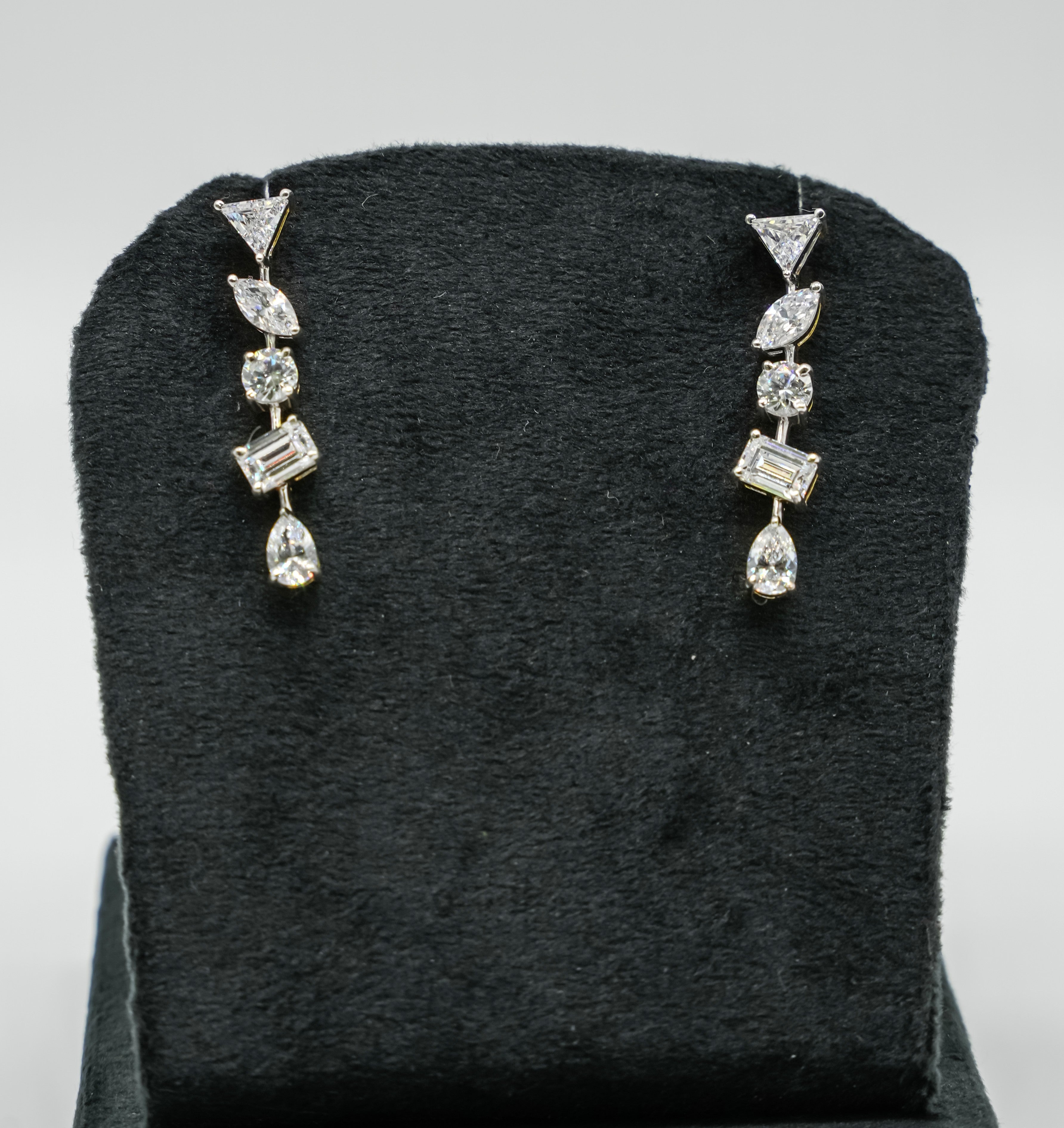 Silver Swarovski Earrings