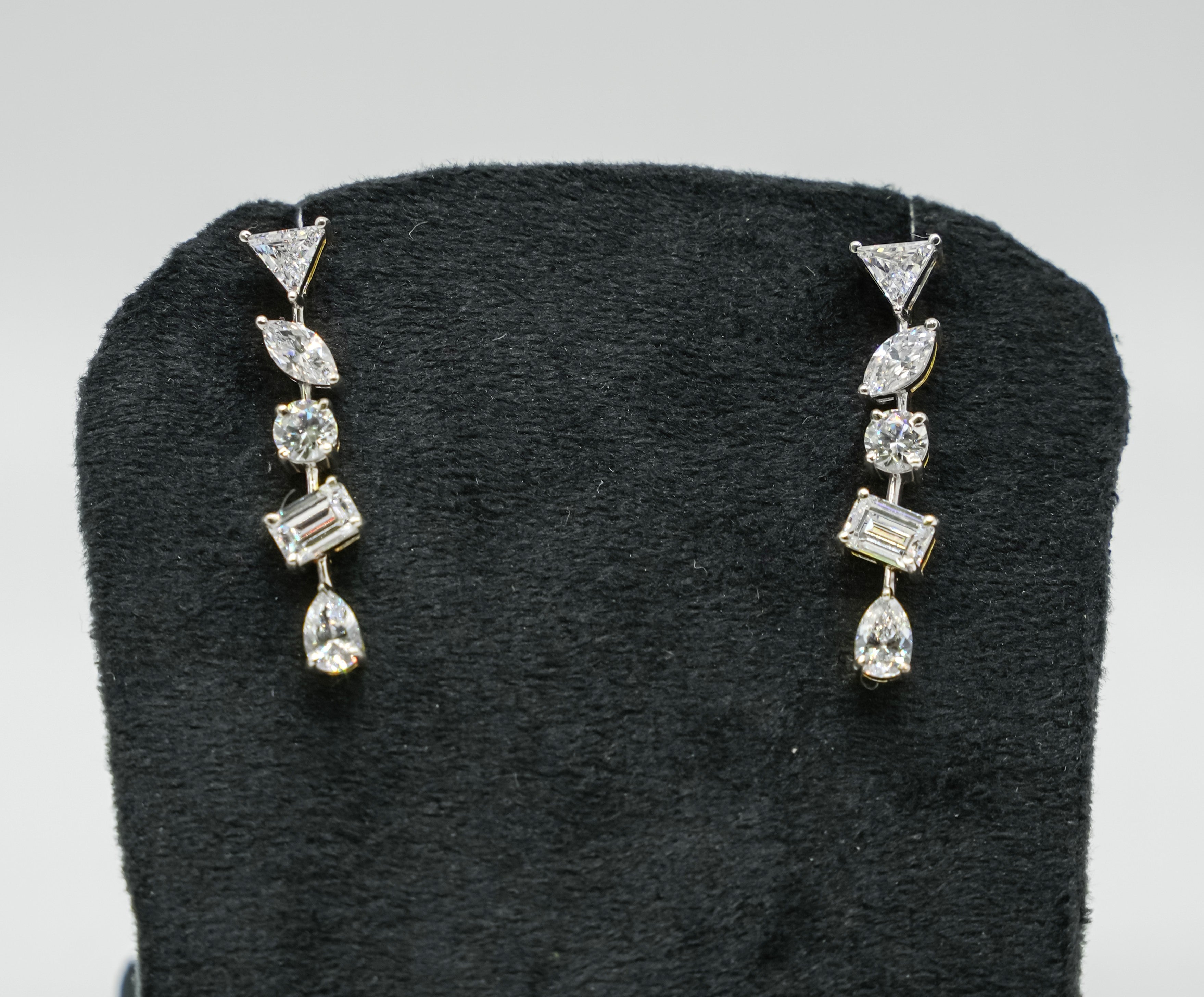 Silver Swarovski Earrings