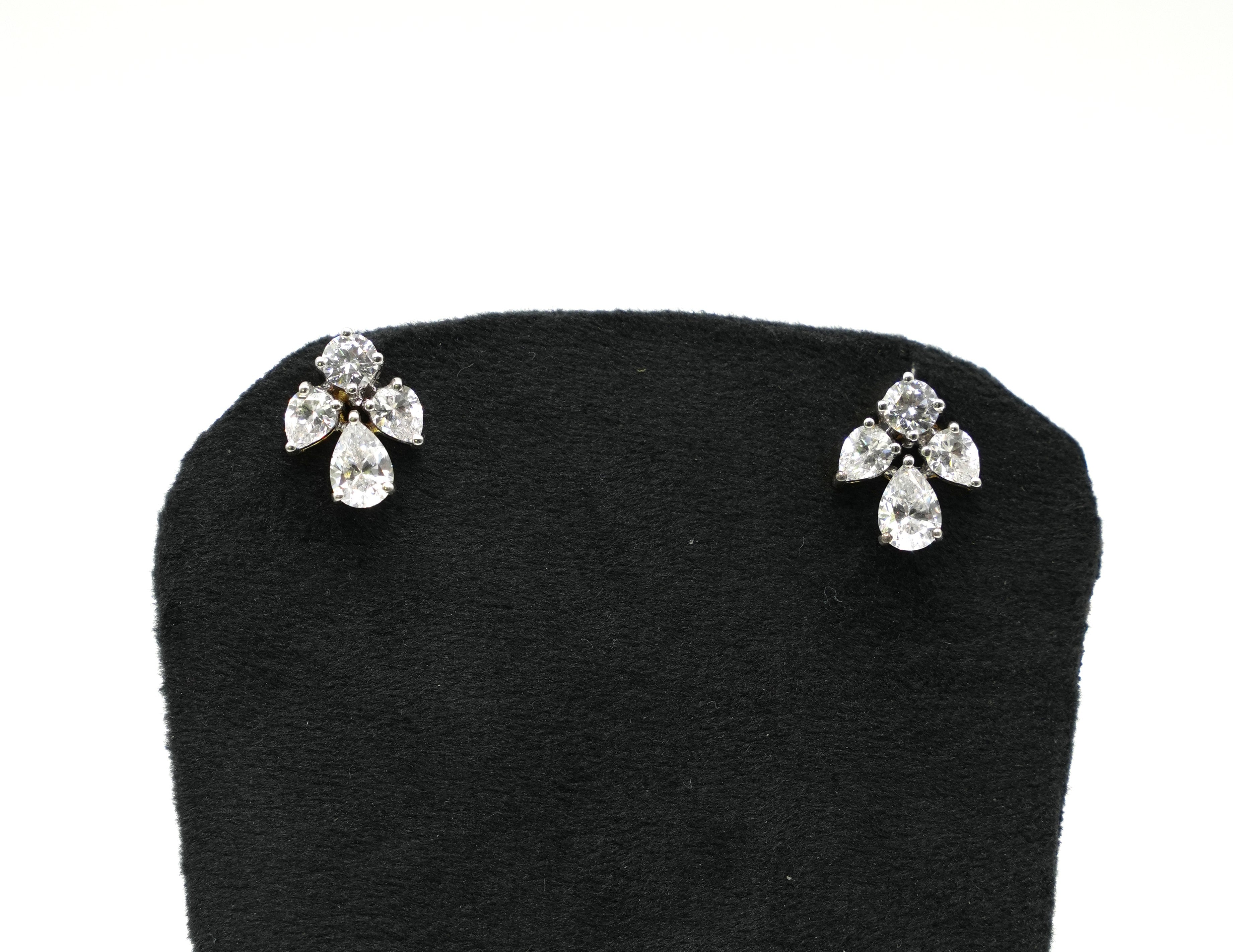 Silver Swarovski Earrings