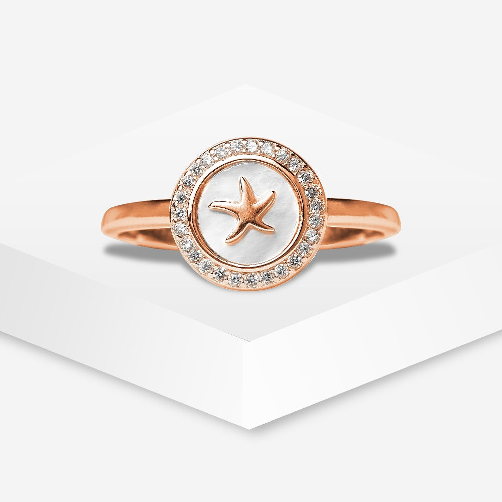 Seastar Glint Enamel Ring