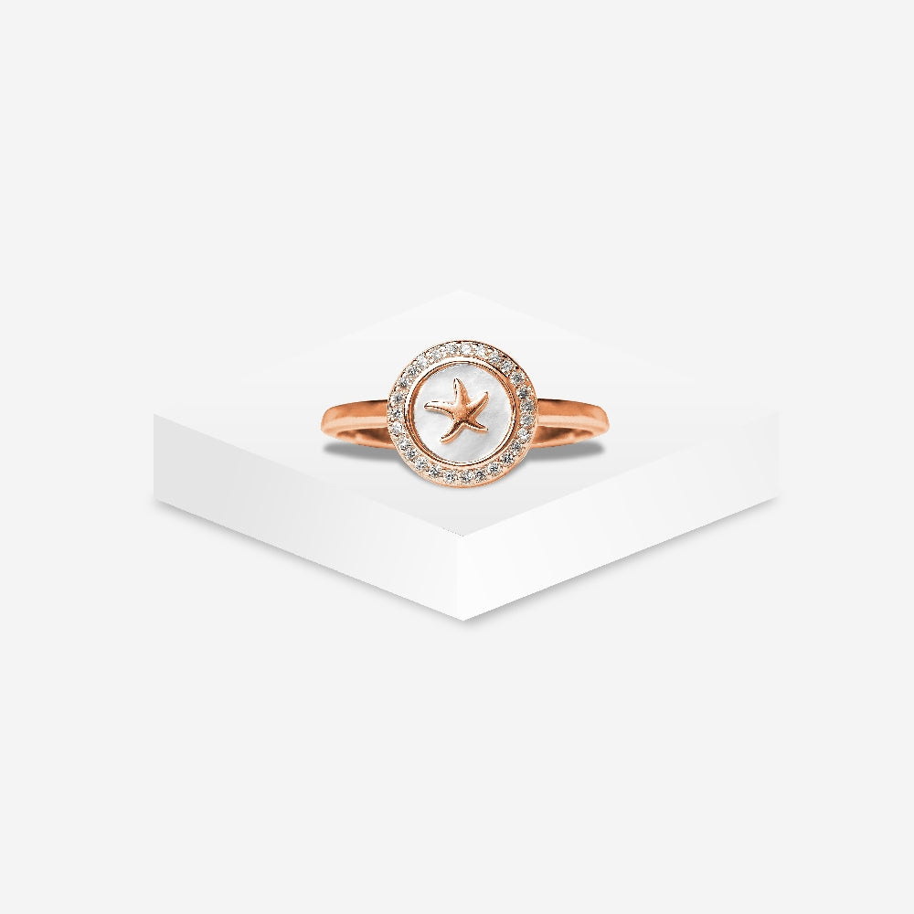 Seastar Glint Enamel Ring