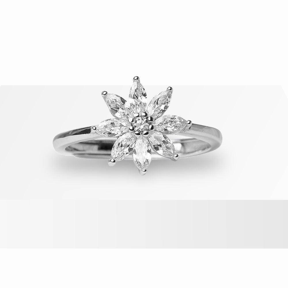 Frost Bloom Ring