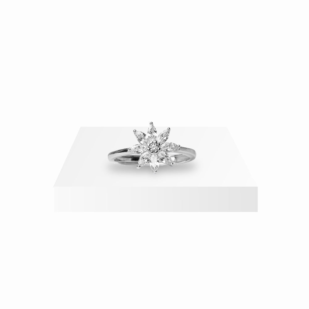 Frost Bloom Ring