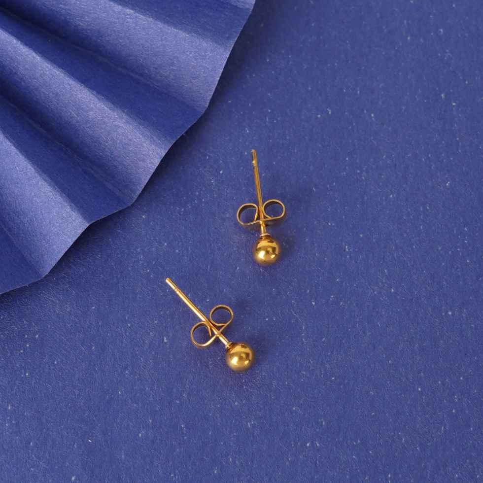 18K Gold Plated Luxe Modern Hoop Earrings for Women | Anti Tarnish