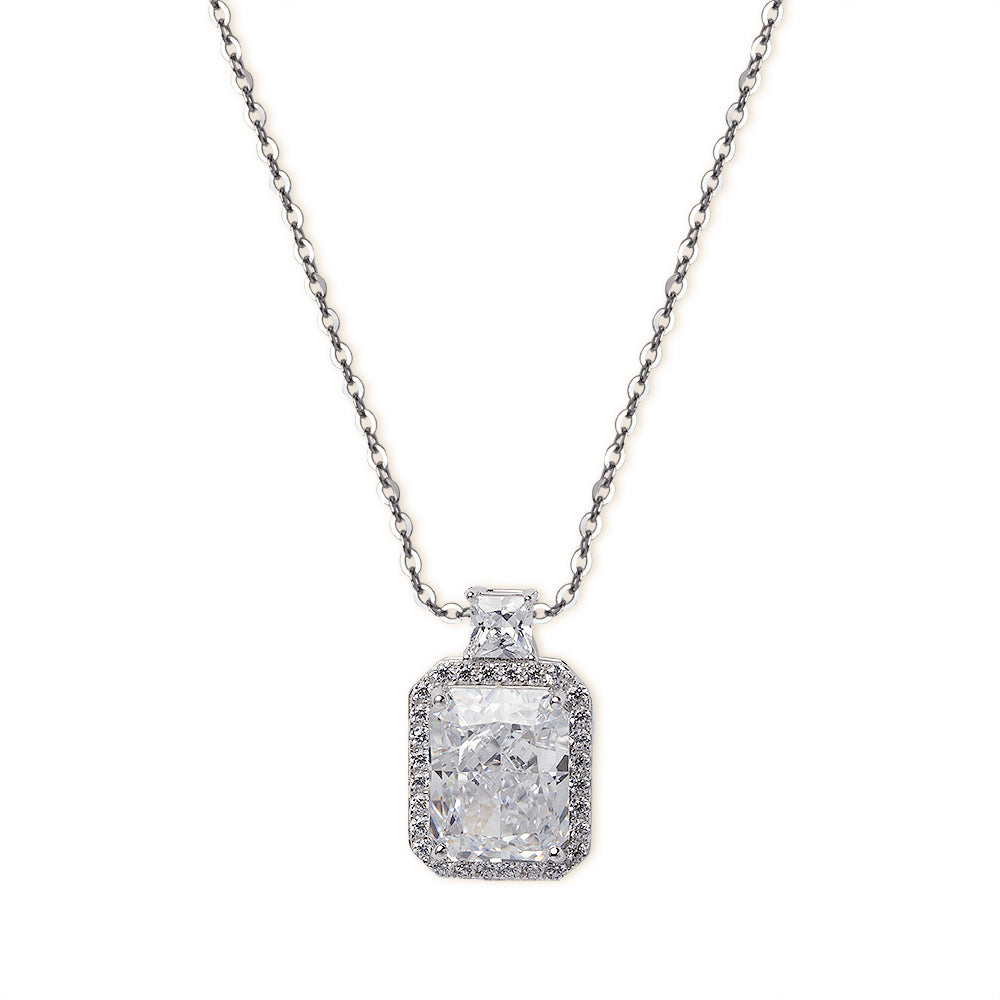 Shine Square Pendant Necklace