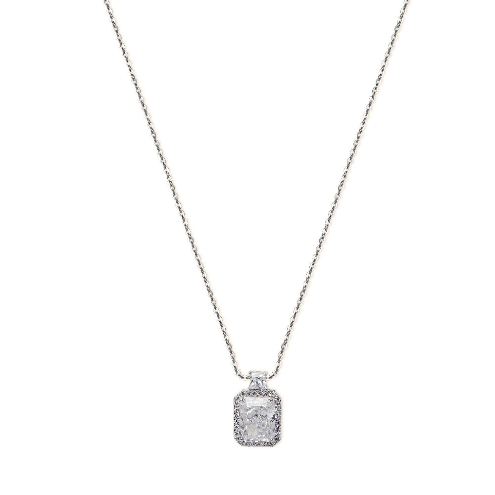 Shine Square Pendant Necklace