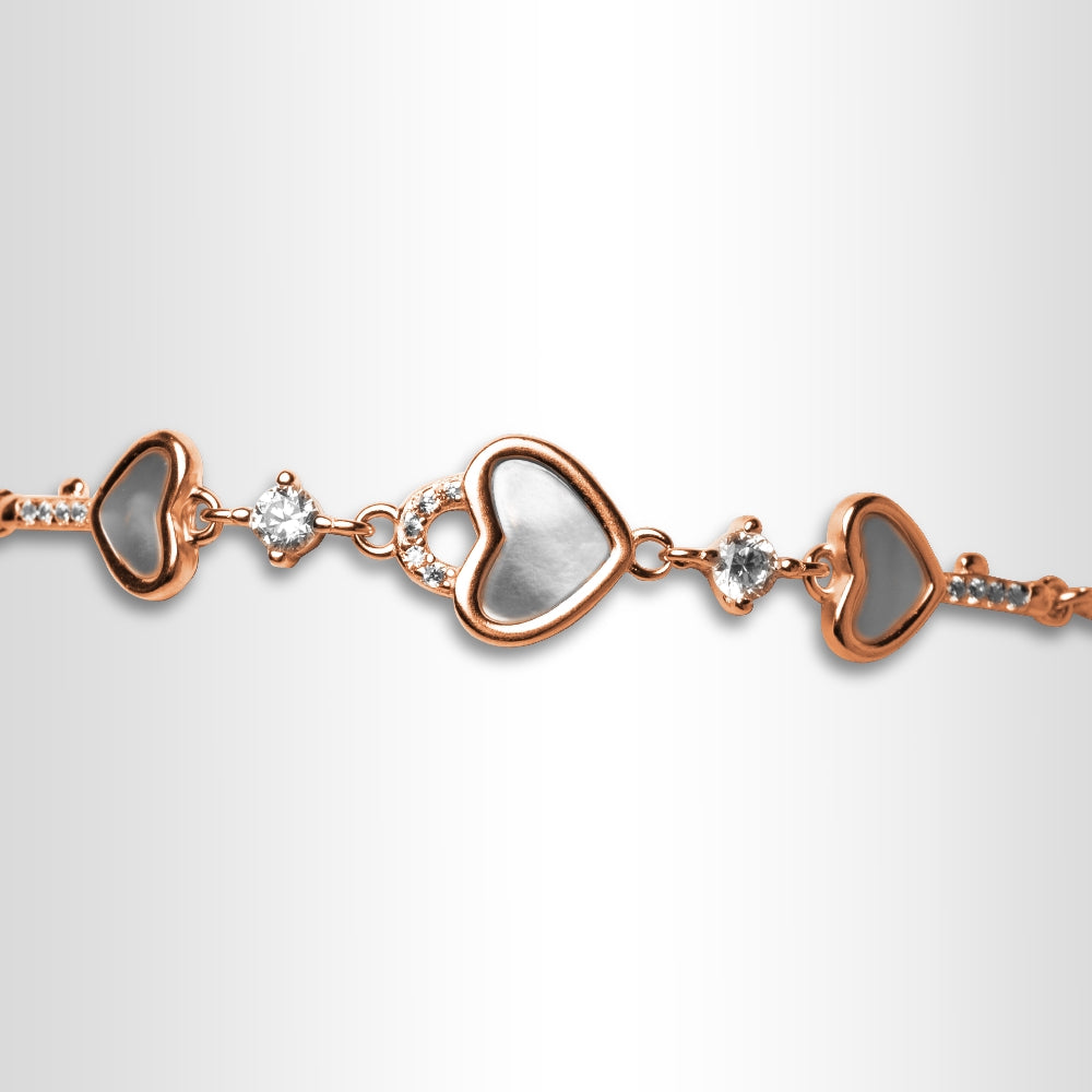 Rose Heart Glow Bracelet