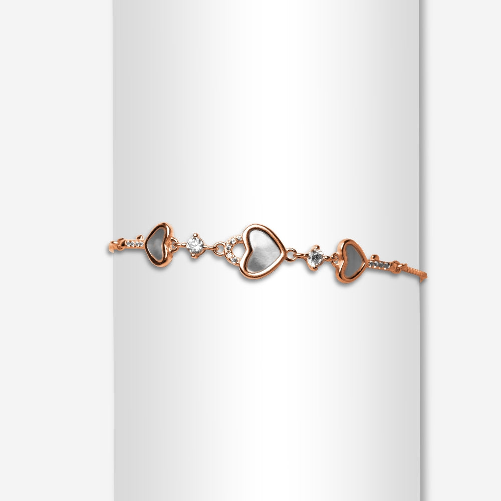 Rose Heart Glow Bracelet