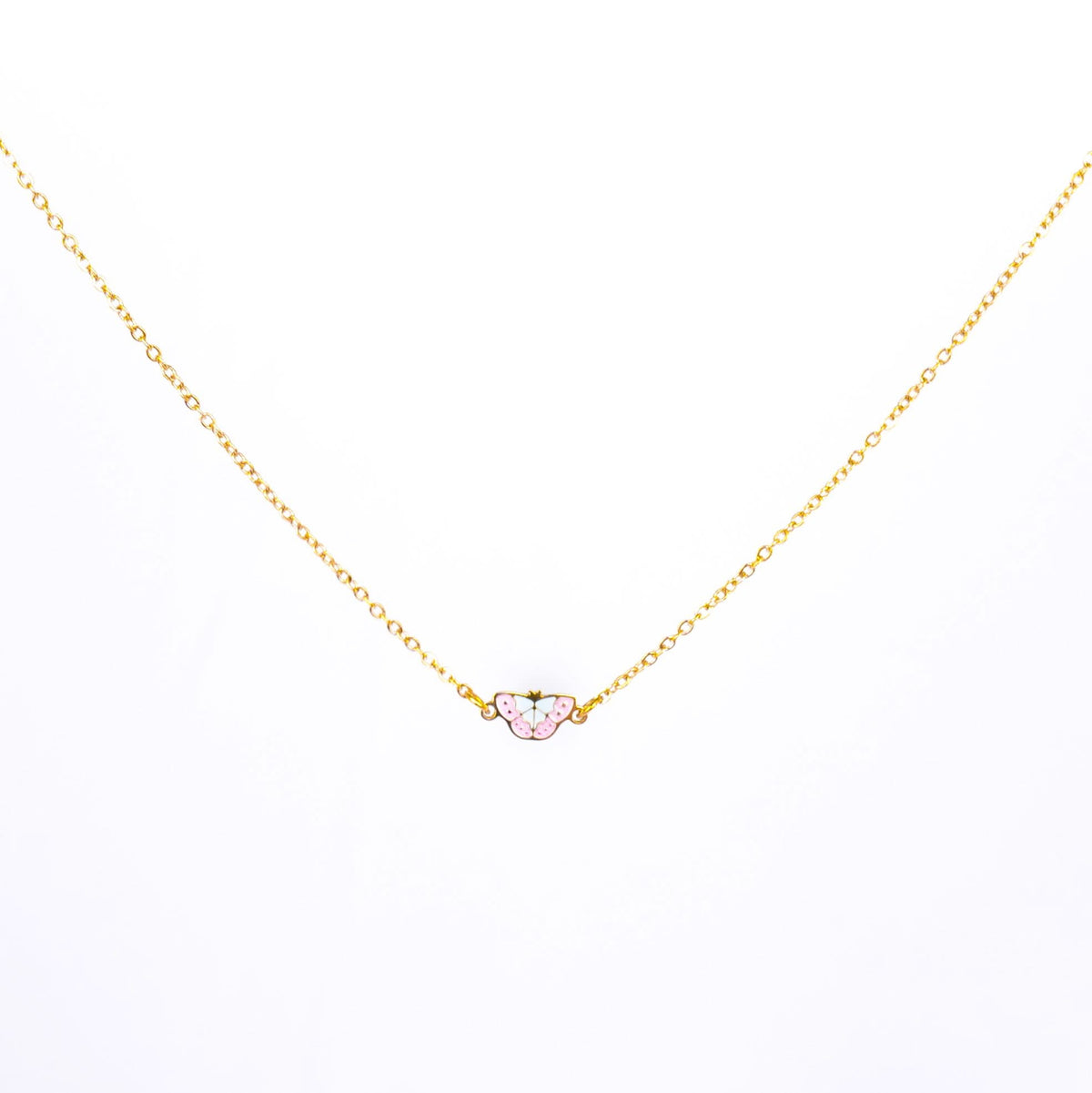 Pastel Butterfly Necklace
