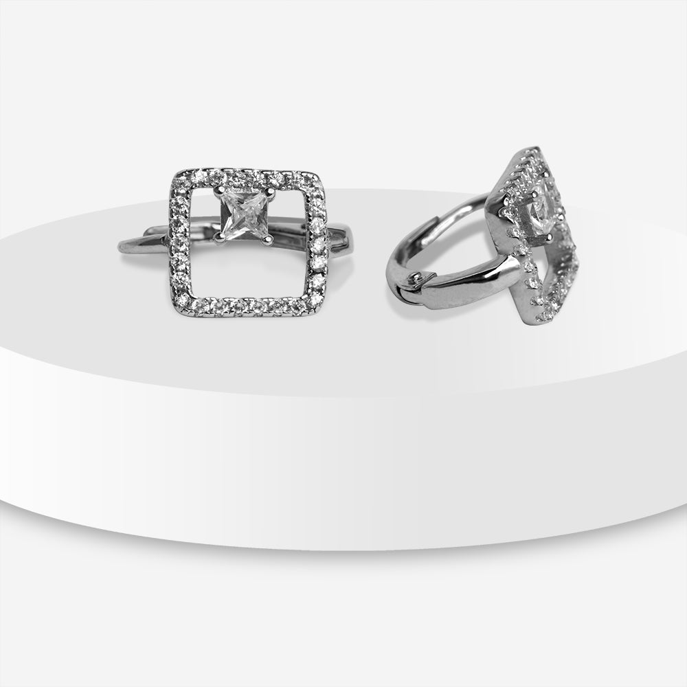 Crystal Frame Hoops