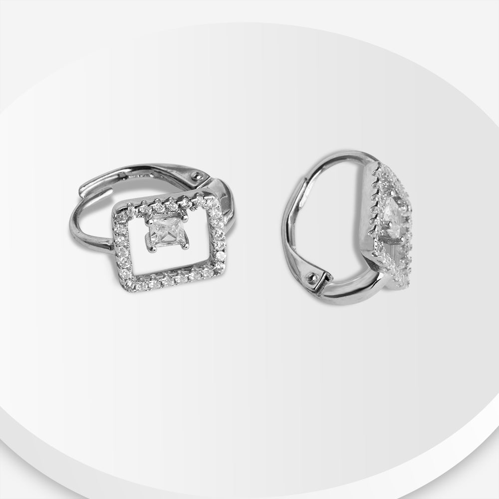 Crystal Frame Hoops