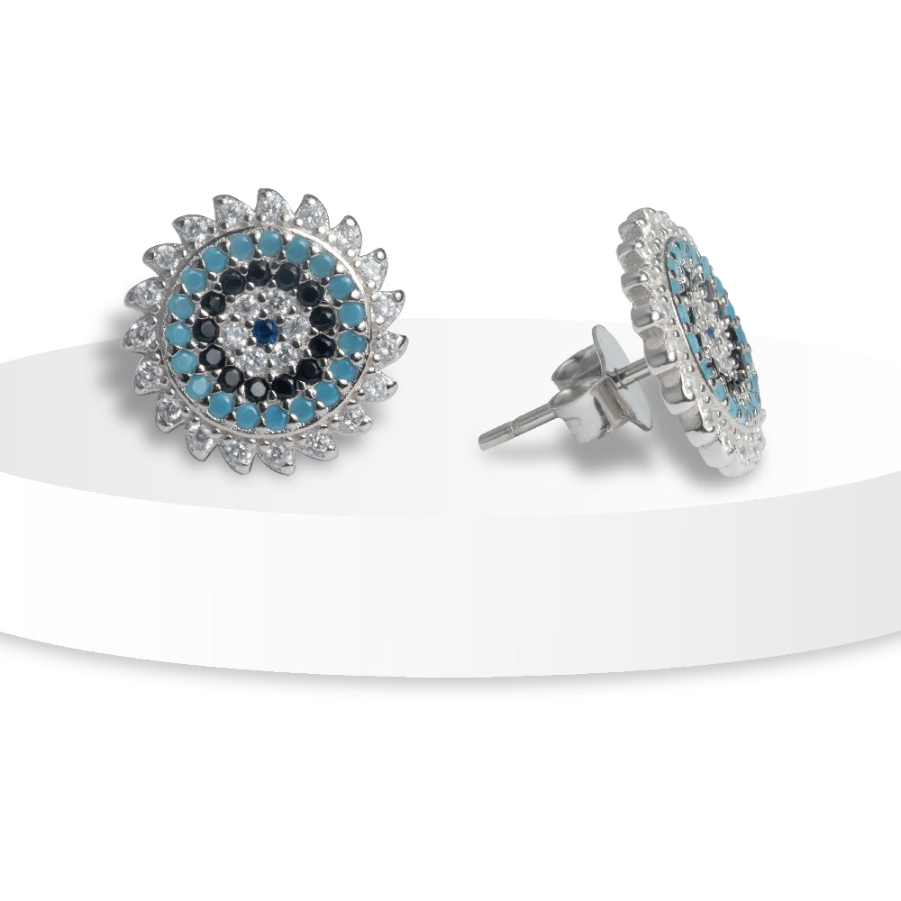 Celeste Evil Eye Studs