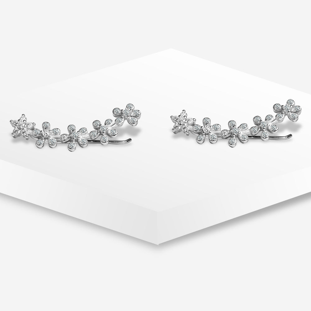 Floral Ear Climbers