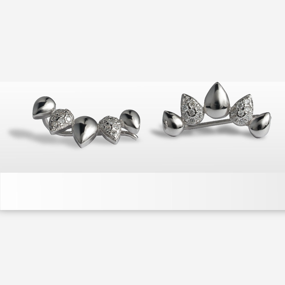 TearDrop Shine Ear Climbers