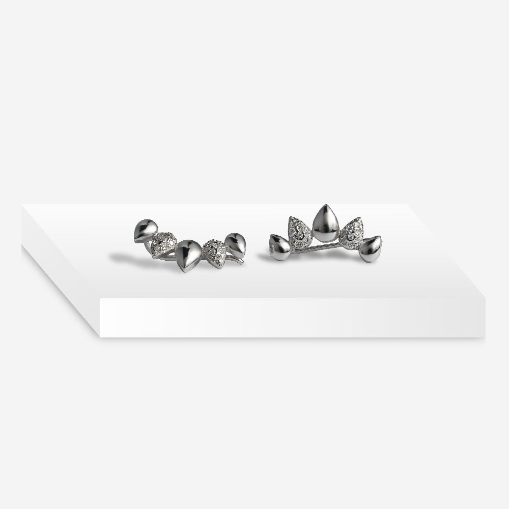 TearDrop Shine Ear Climbers