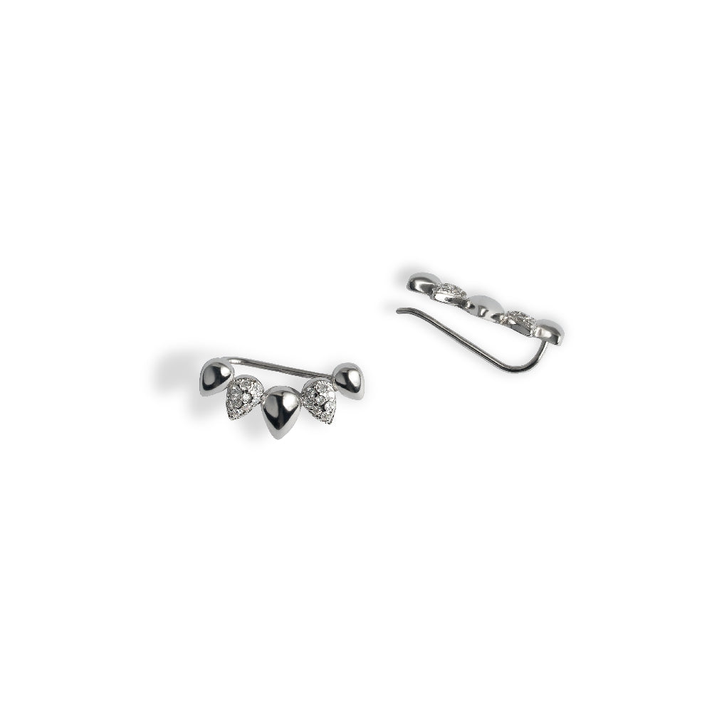 TearDrop Shine Ear Climbers