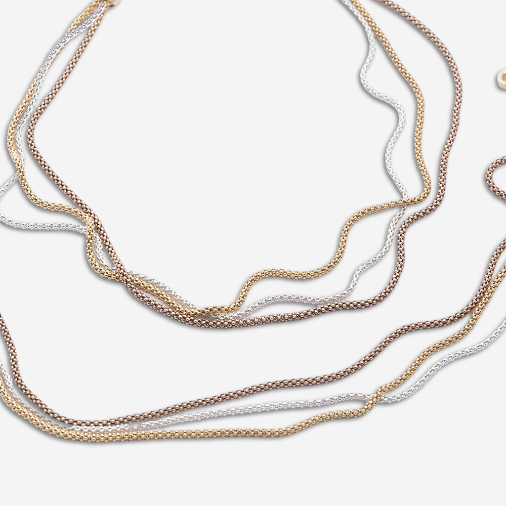 Tricolor Chain Anklet