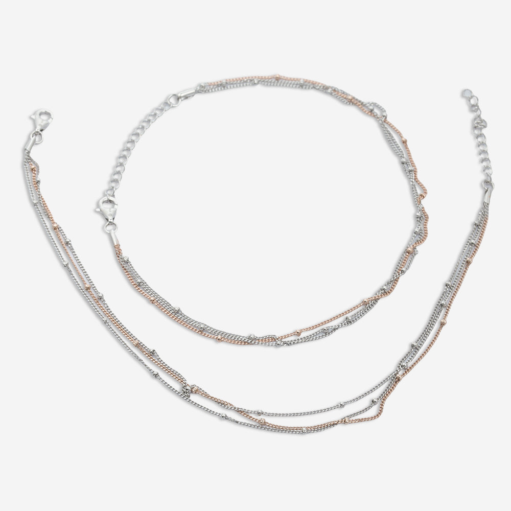 Beaded Layer Anklet