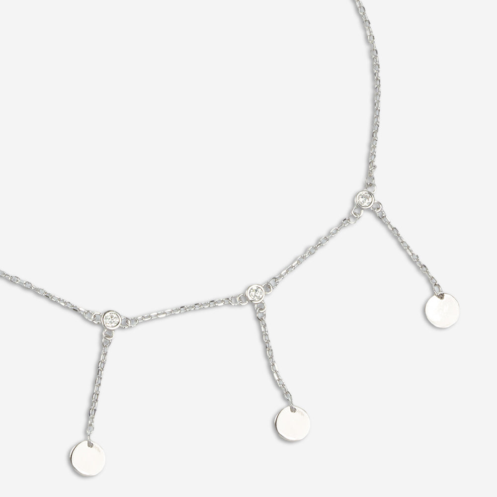 Luna Drop Disc Anklet