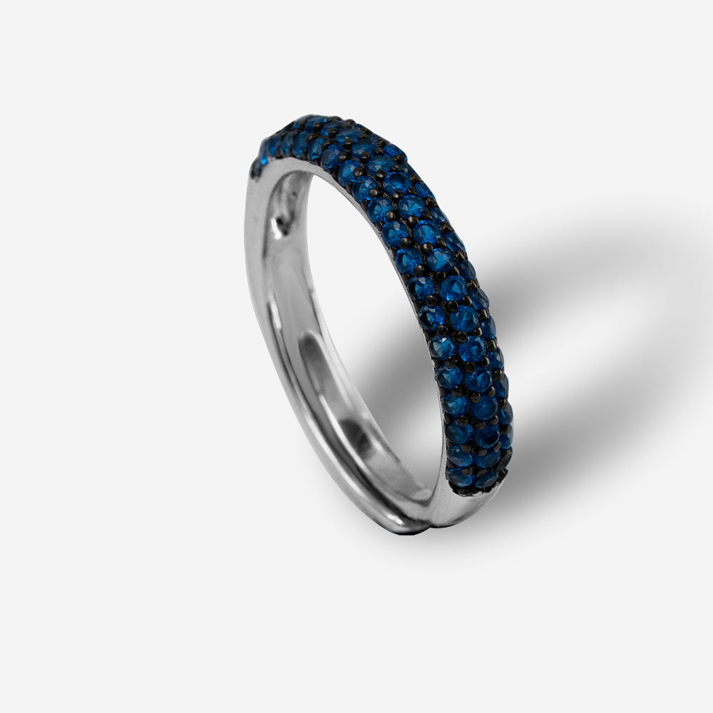 Sapphire Starlight Eternity Band