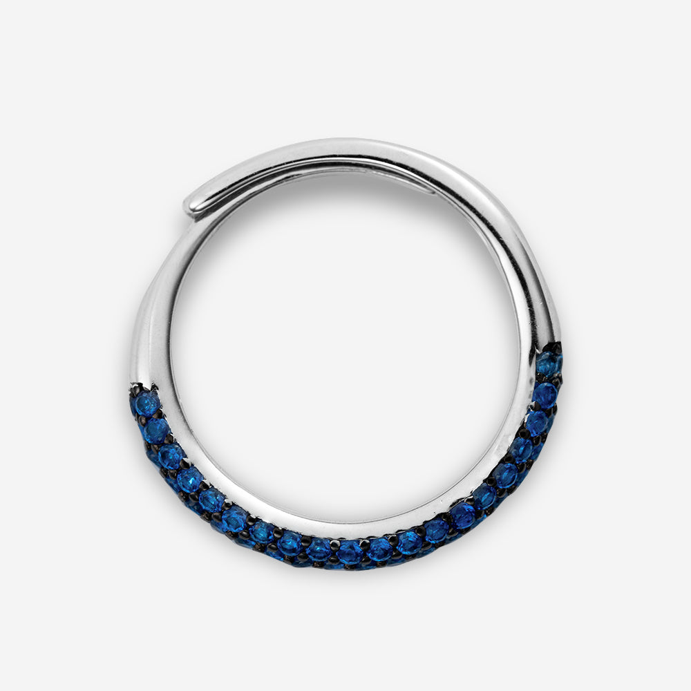 Sapphire Starlight Eternity Band