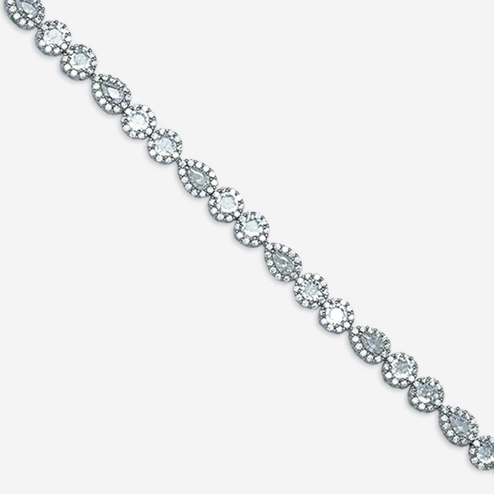 Celeste Drop Stone Tennis Bracelet