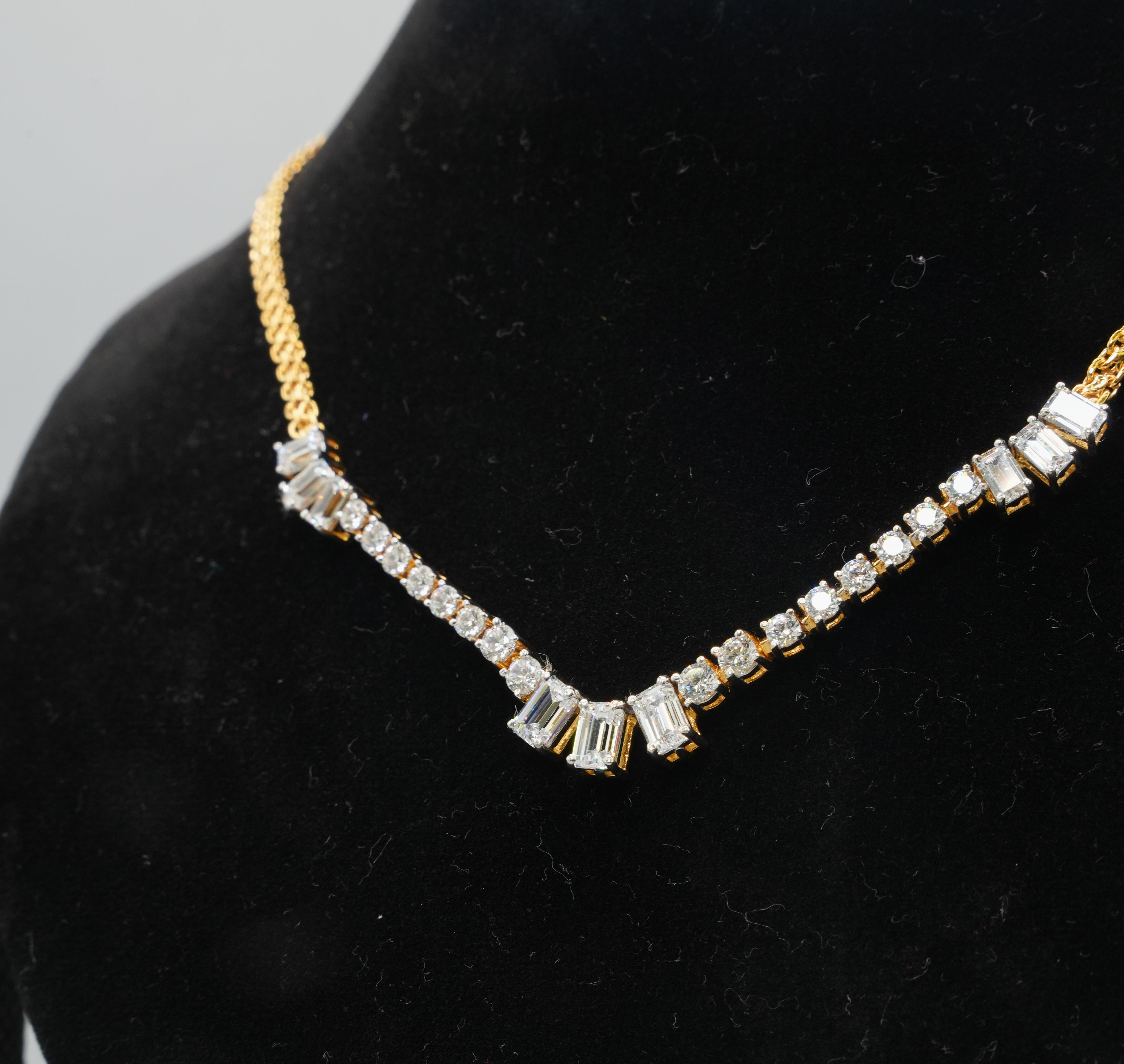 Silver Swarovski Necklace