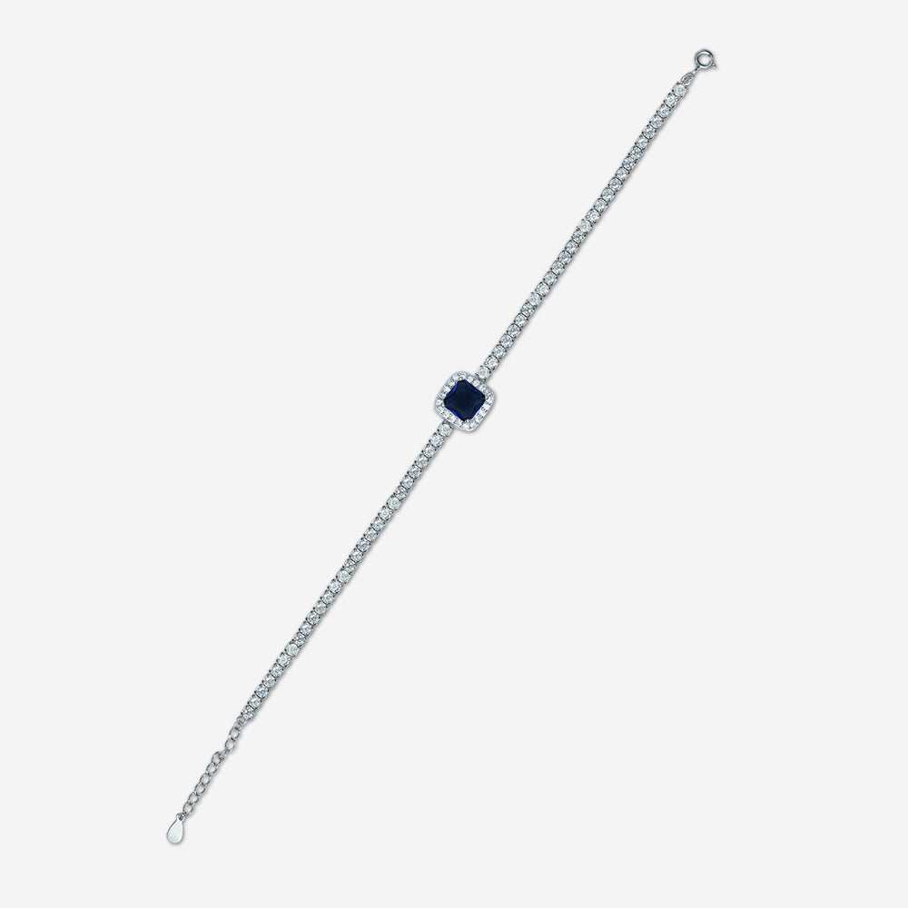 Regalia Gem Tennis Bracelet (Blue)