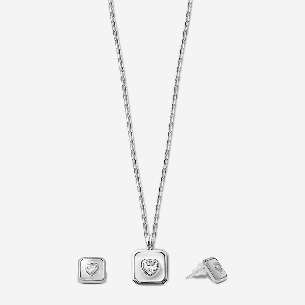 Eternal Heart Duo Set – Silver