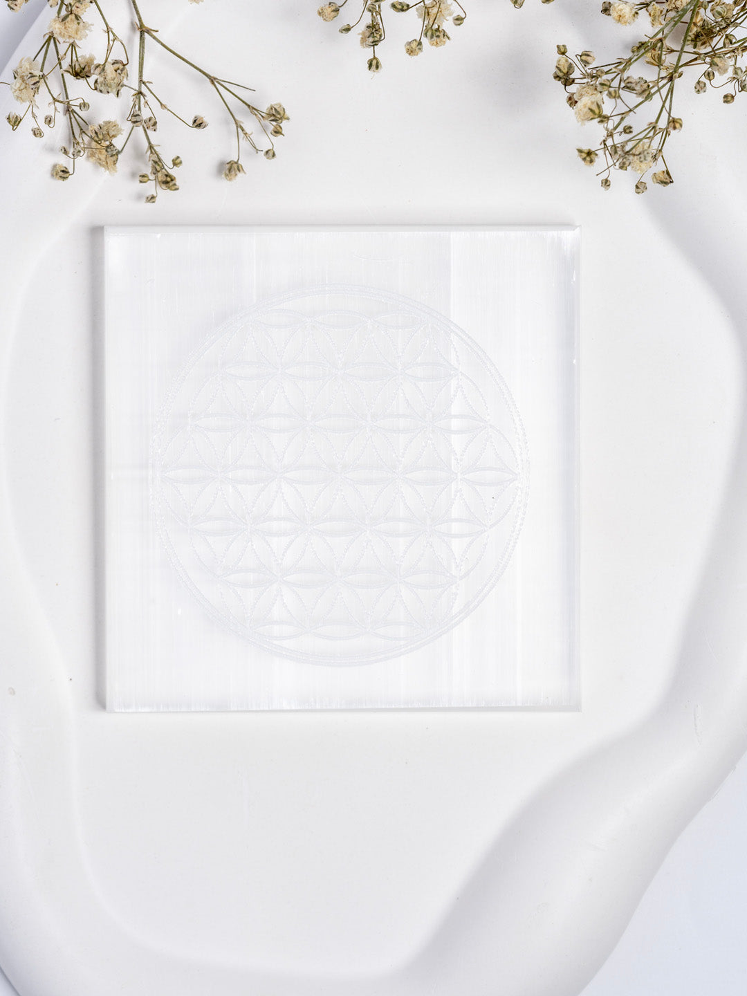 Selenite Crystal Recharge Plate