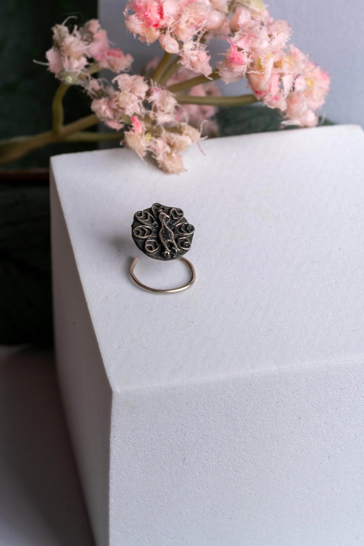 92.5 Pure Silver Nose Pin - Piercing Silver Nosepin Design - Lookandadorn.com