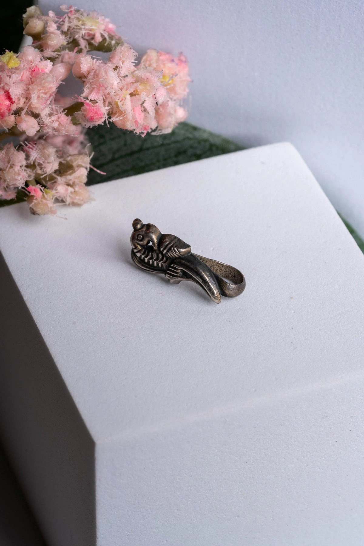 92.5 Pure Silver Nose Pin without Piercing - Clip-On Design Silver Nose Pin - Lookandadorn.com