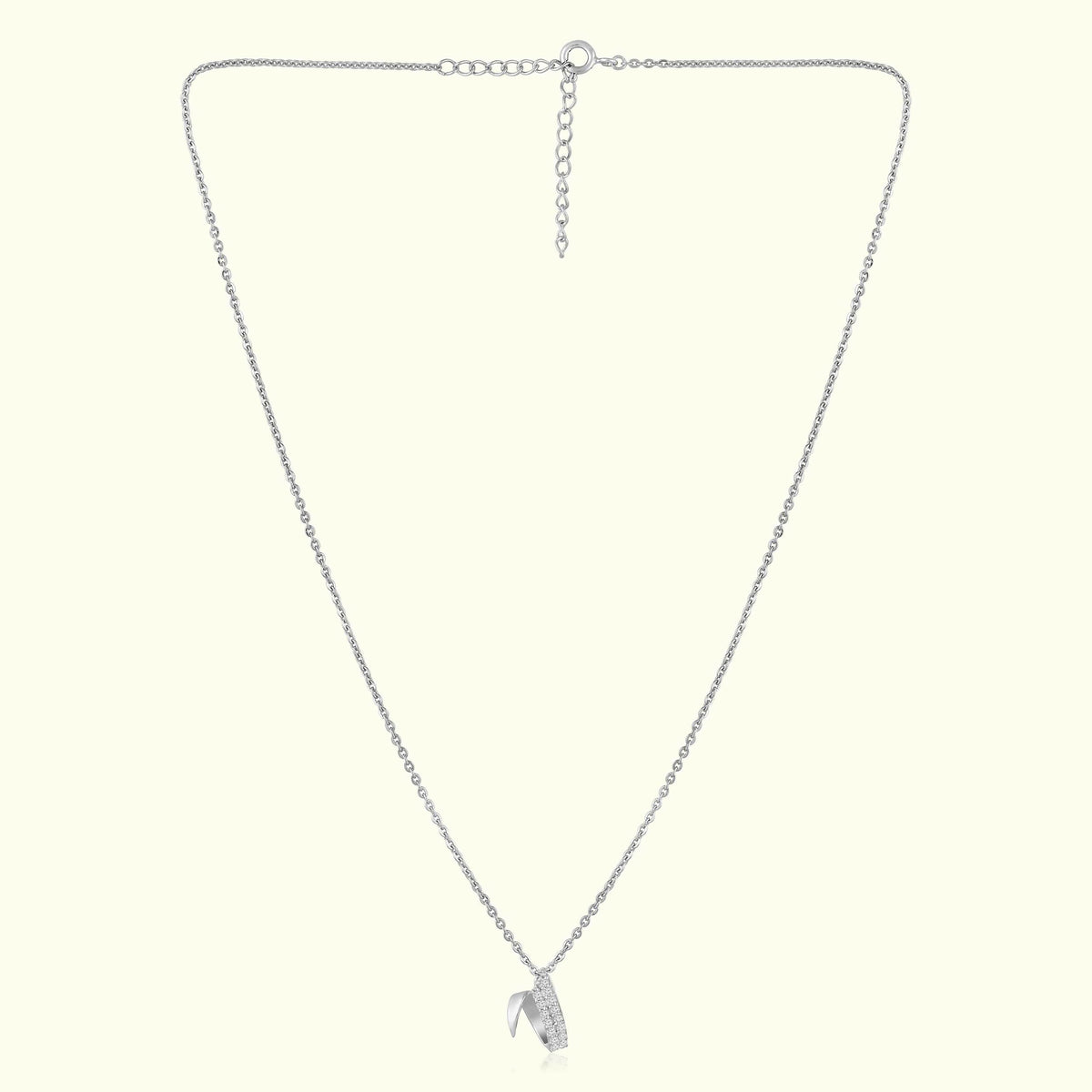 Minimalistic Silver Necklace Set