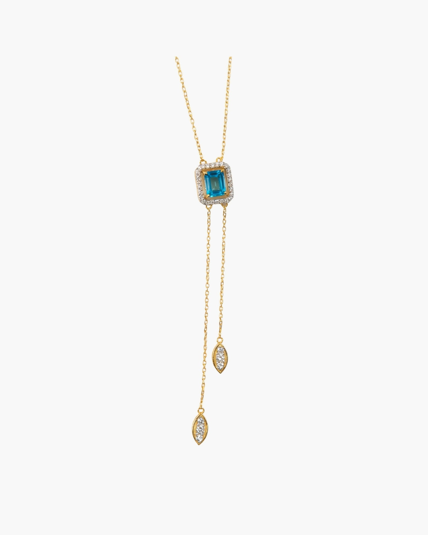 Blue Topaz Necklace