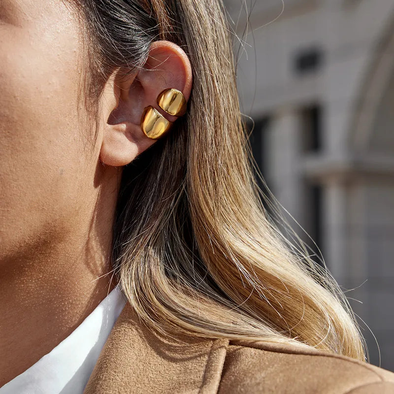 Double Layer Ear Clip Earrings 62carat