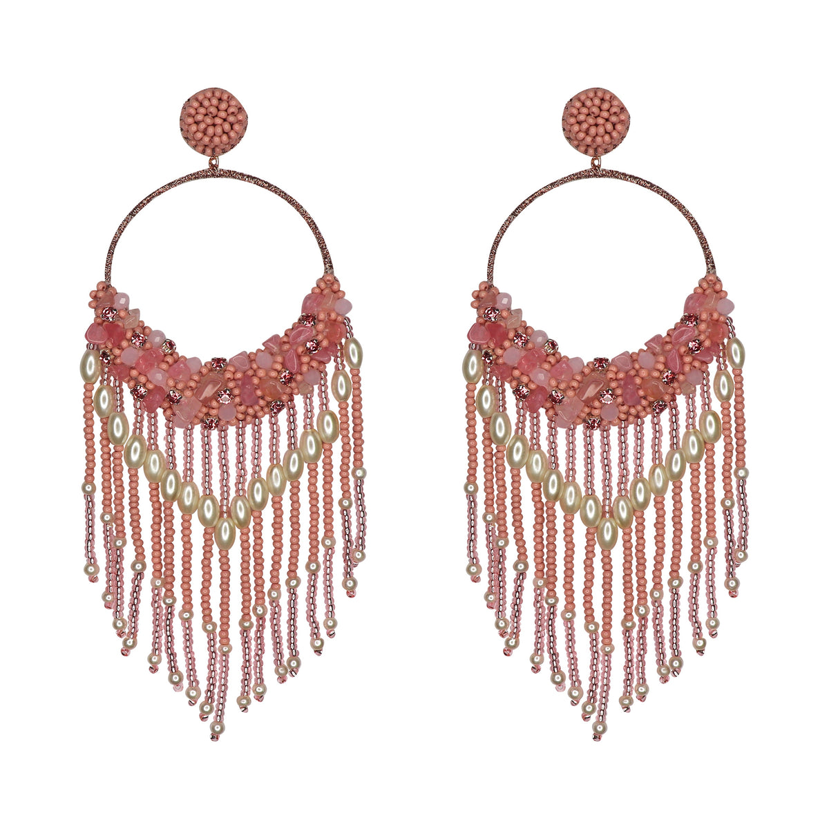 Gisele Earrings in Pink