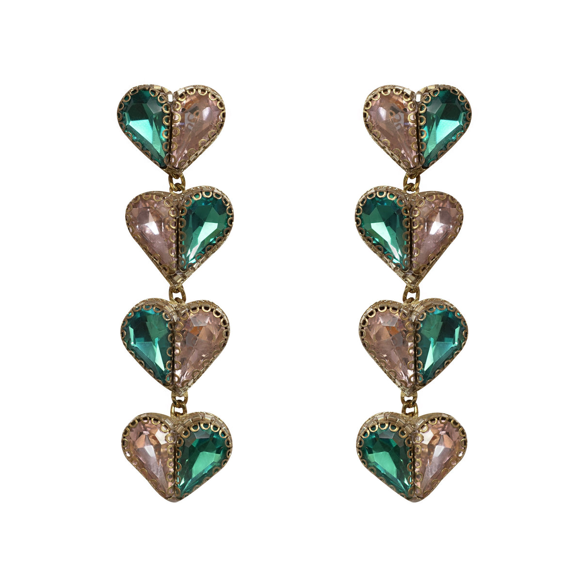 Love Earrings in Turquoise