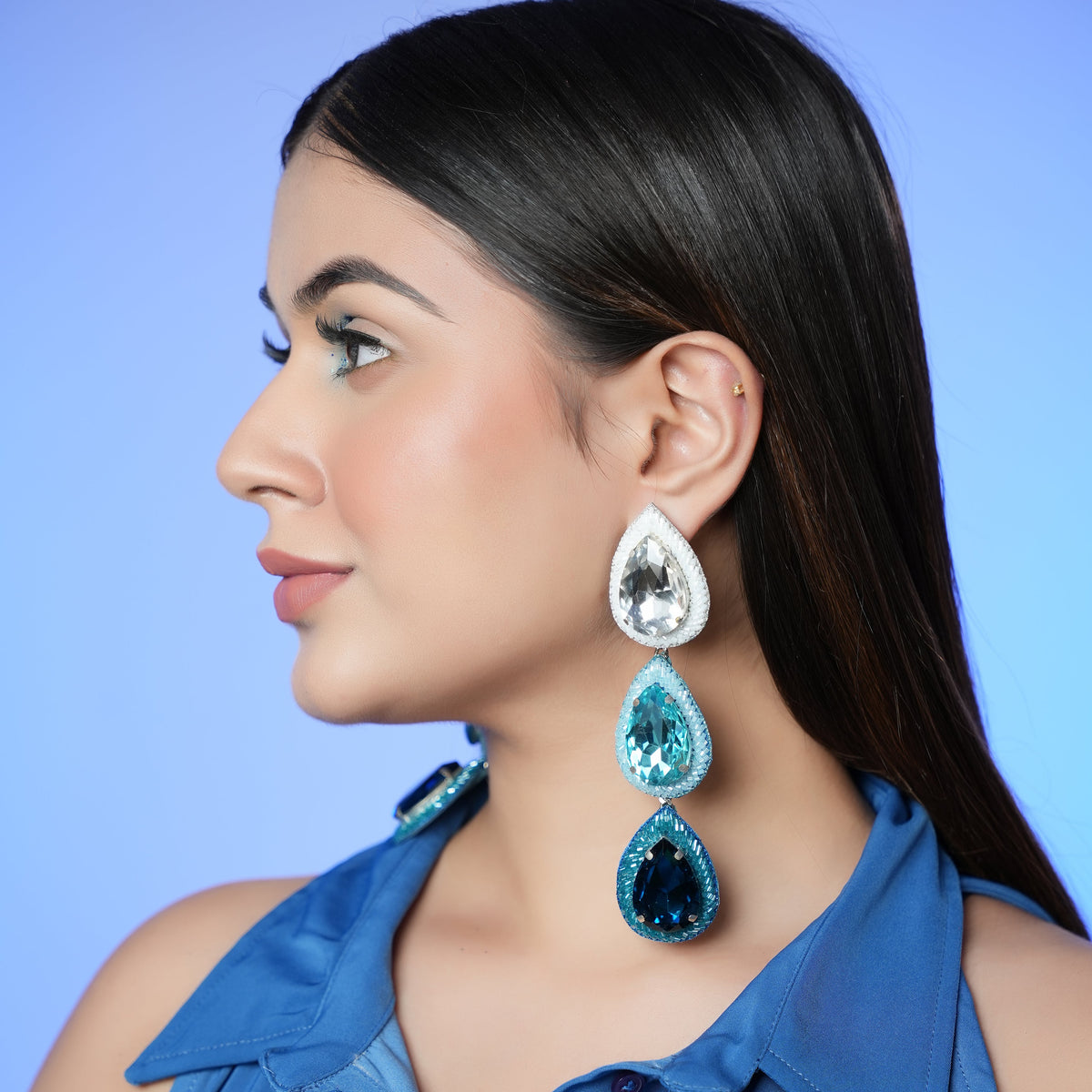 Zinnia Ombre Earrings - view 7
